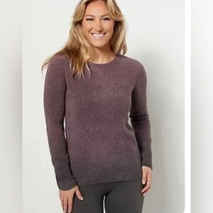 Barefoot Dreams Violet Carbon Cozychic Sweater